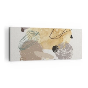 Obraz na plátne - Abstraktná slivka - 120x50 cm