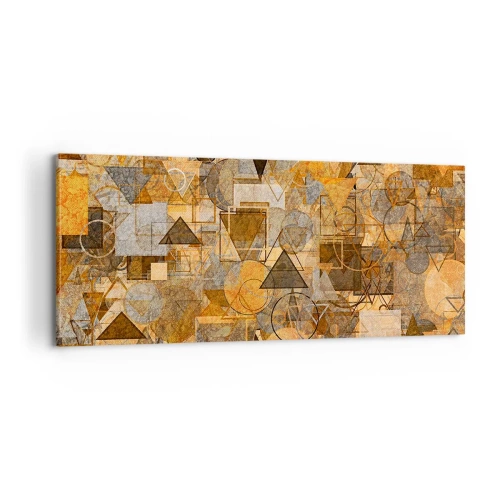 Obraz na plátne - Svet zachytený do tvaru - 100x40 cm