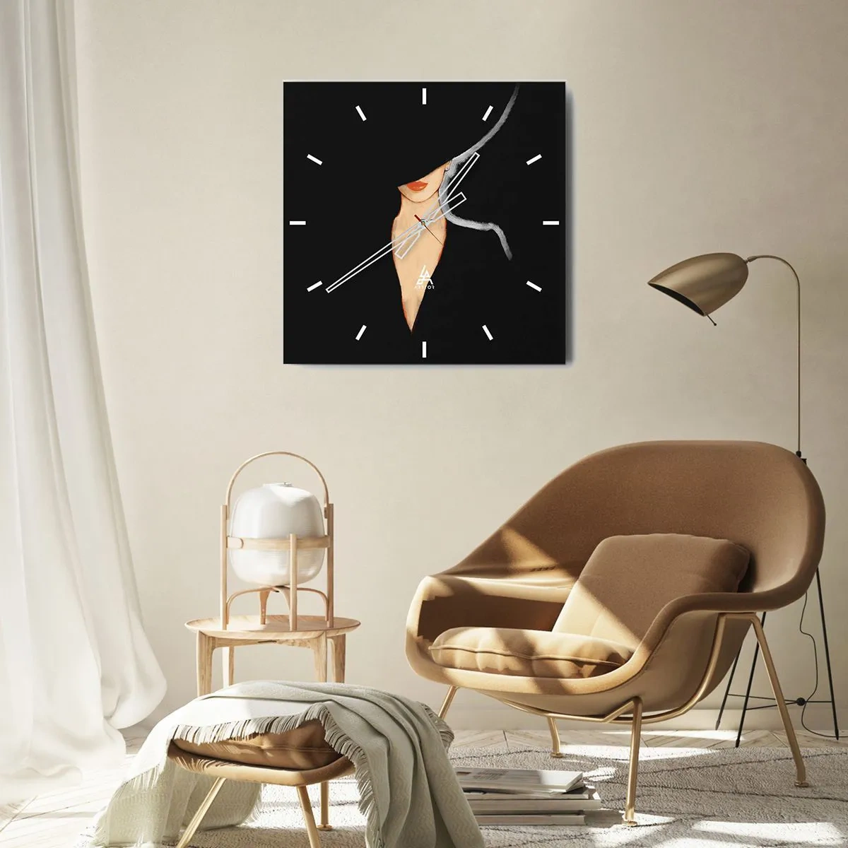 Nástenné hodiny - Elegancia a štýl - 30x30 cm