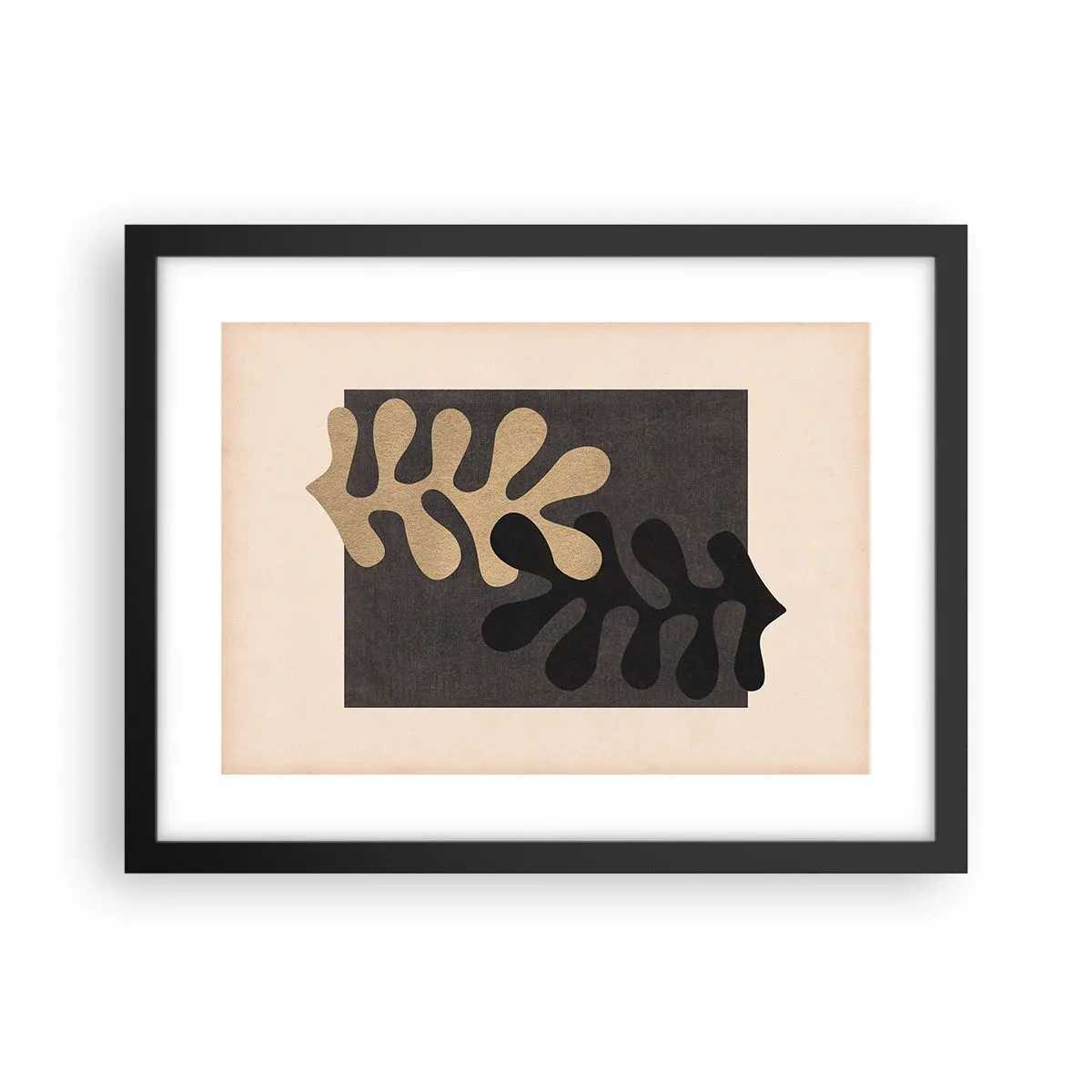 Plagát v čiernom ráme - Neprítomnosť a doplnenie - 40x30 cm