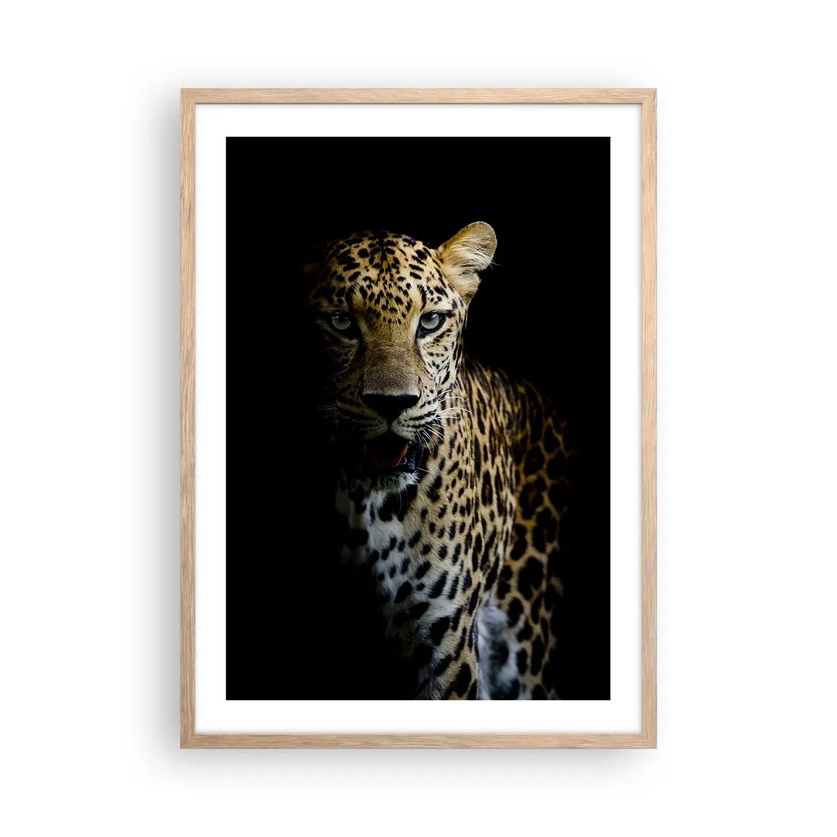 Plagát v ráme zo svetlého duba - Temná krása - 50x70 cm