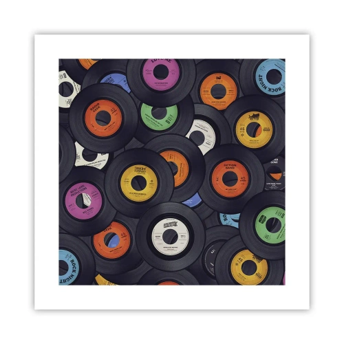 Plagát - Farby klasiky - 40x40 cm