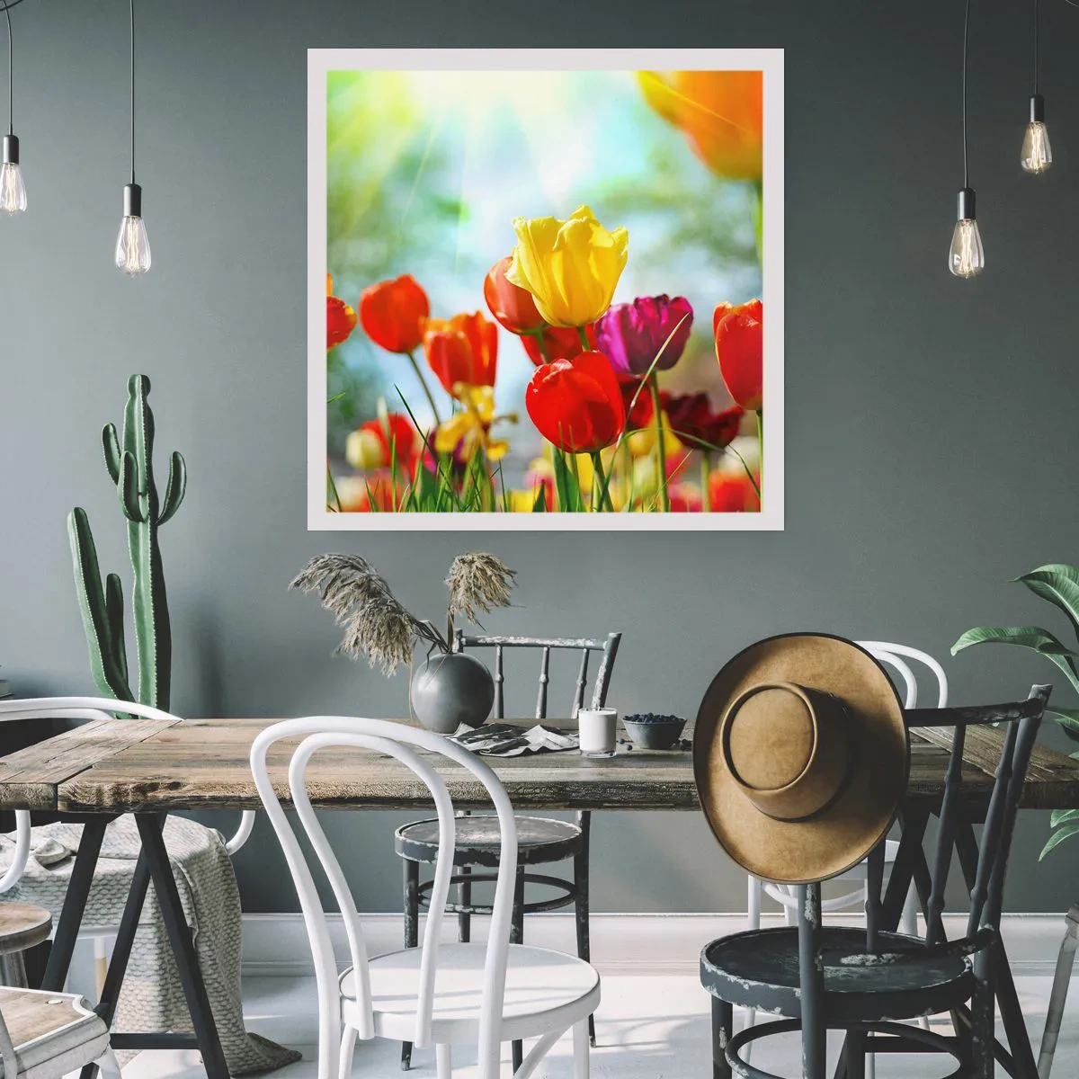 Plagát - Všetky farby slnka - 60x60 cm