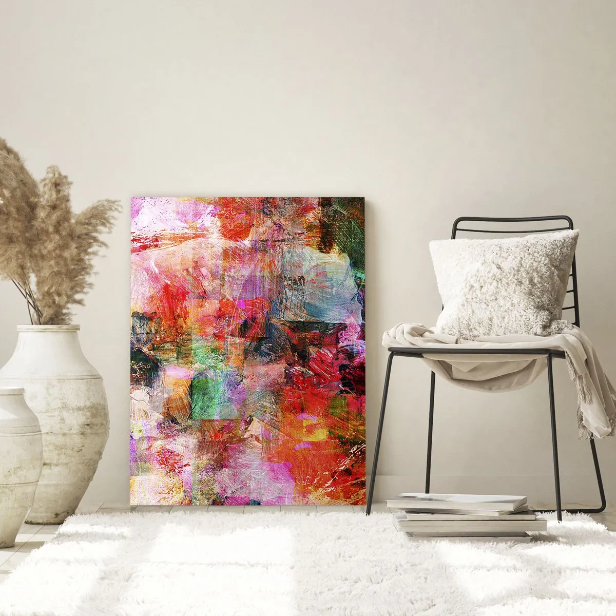 Obraz na skle - Cesta ružovú - 80x120 cm