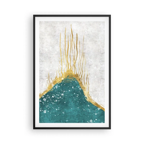 Plagát v čiernom ráme - Zlatý príliv - 61x91 cm