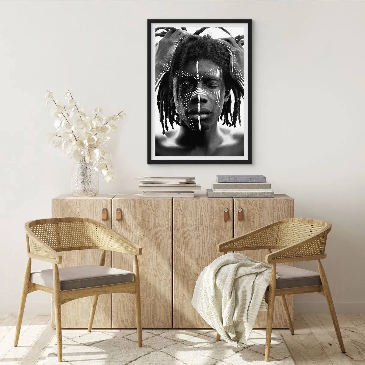 Plagát v čiernom ráme - Kde si? - 70x100 cm