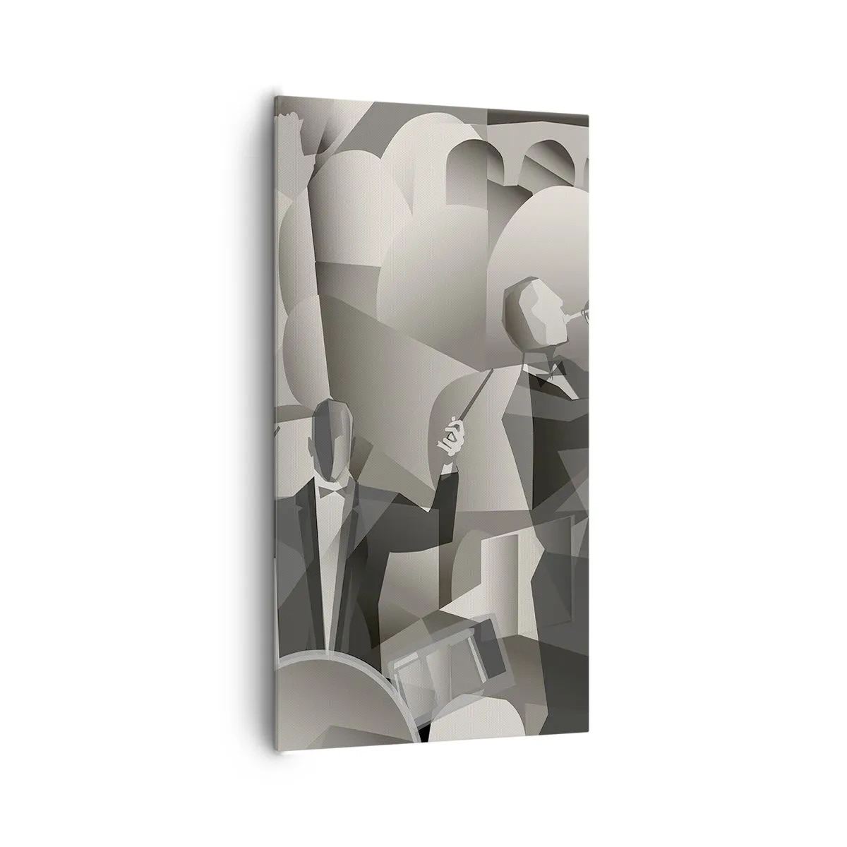 Obraz na plátne - V priestore zvukov - 65x120 cm