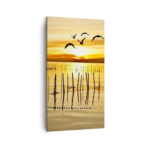 Obraz na plátne - Na rybolove - 45x80 cm
