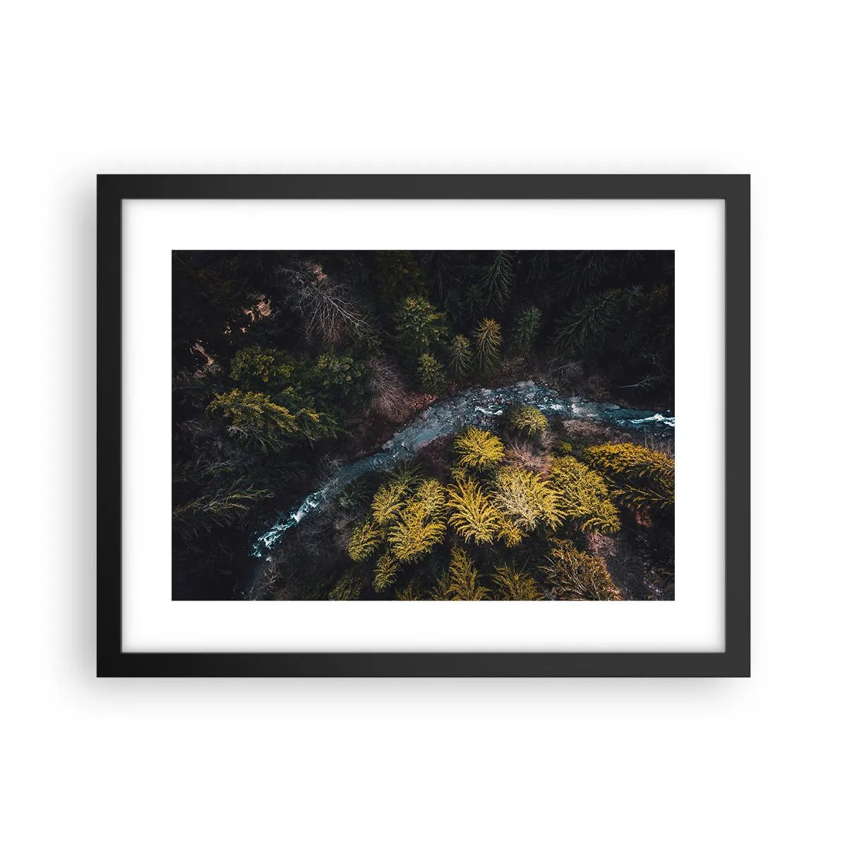 Plagát v čiernom ráme - Rýchlo, stále rýchlejšie - 40x30 cm