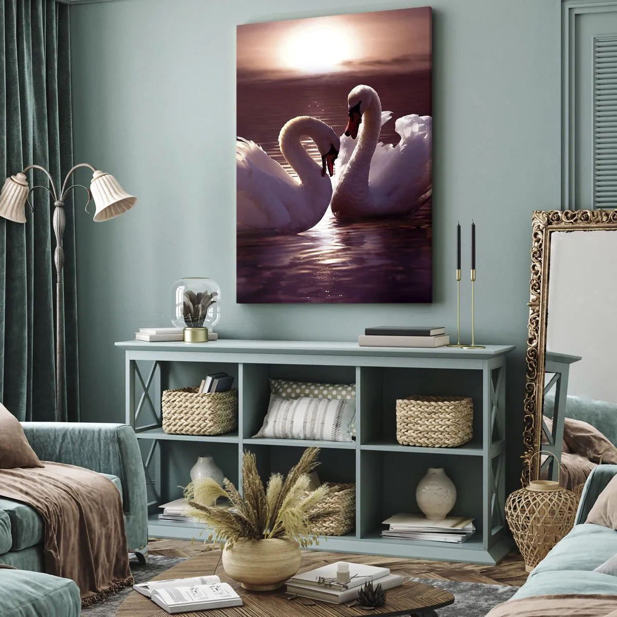 Obraz na plátne - Kým nás smrť nerozdelí - 45x80 cm