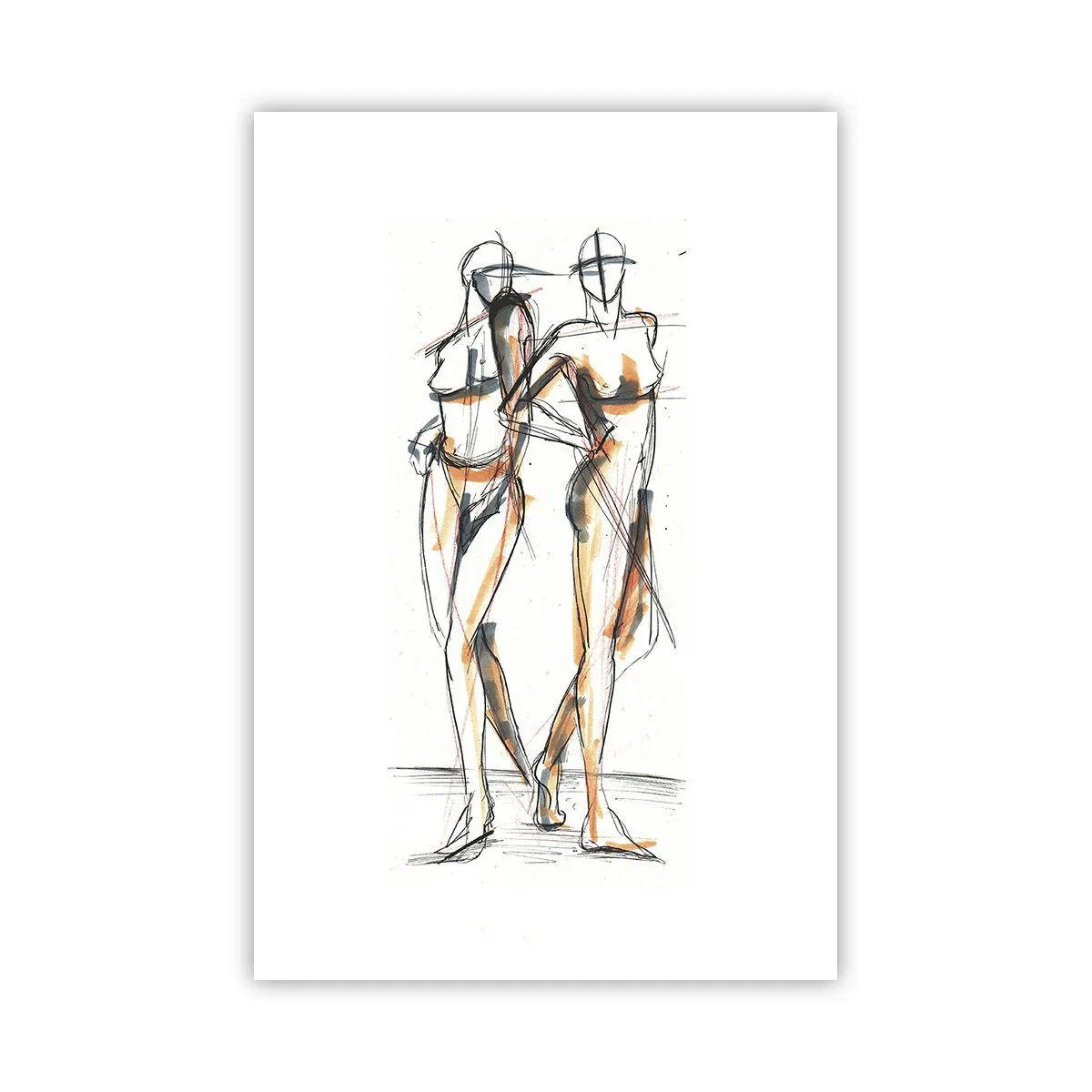 Plagát - Štúdia šarmu - 61x91 cm