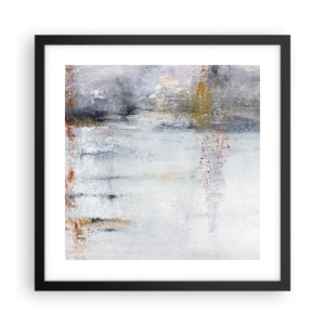 Plagát v čiernom ráme - Za závojom vzduchu - 40x40 cm