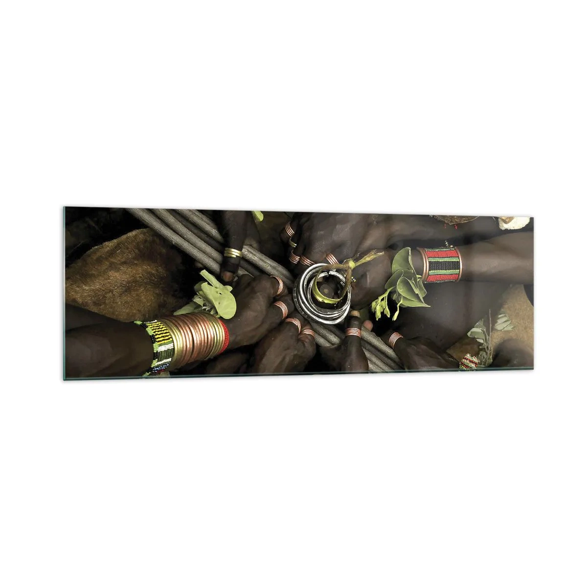 Obraz na skle - Sme spolu - 160x50 cm