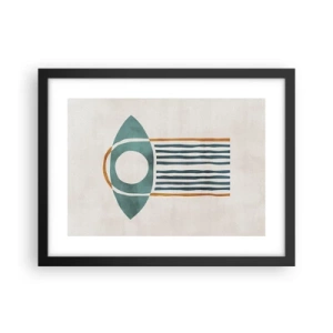 Plagát v čiernom ráme - Znaky a rituály - 40x30 cm