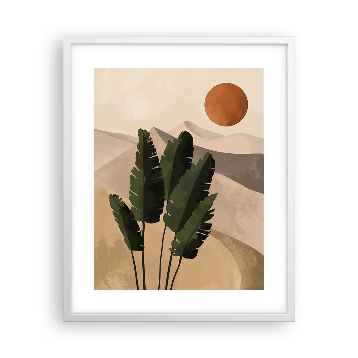 Plagát v bielom ráme - Triumf života - 40x50 cm