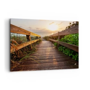 Obraz na plátne - A priamo k brehu - 100x70 cm