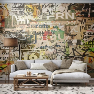 Fototapeta Premium Sand - Och, deje sa to... - Graffiti, Nástenná maľba, Kus - 100x70 cm