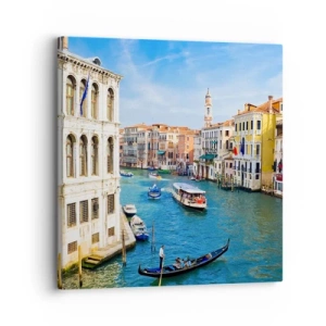 Obraz na plátne - Doprava jediná na svete - 30x30 cm