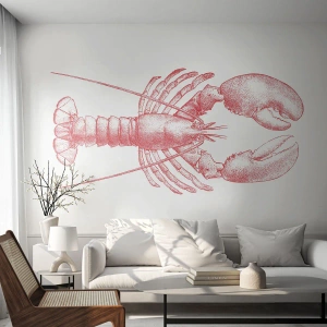 Fototapeta Premium Sand - Homár hodný Homéra - Homár, Morské plody, Mäkkýše - 100x70 cm