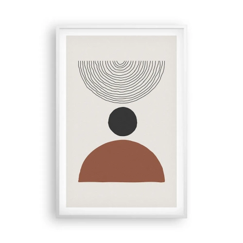 Plagát v bielom ráme - V centre pozornosti - 61x91 cm