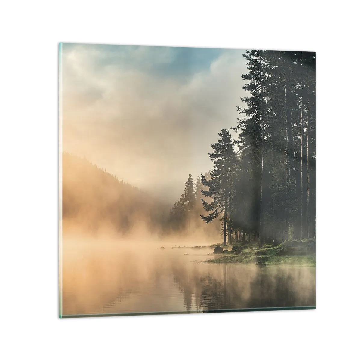 Obraz na skle - Zrodenie dňa - 50x50 cm