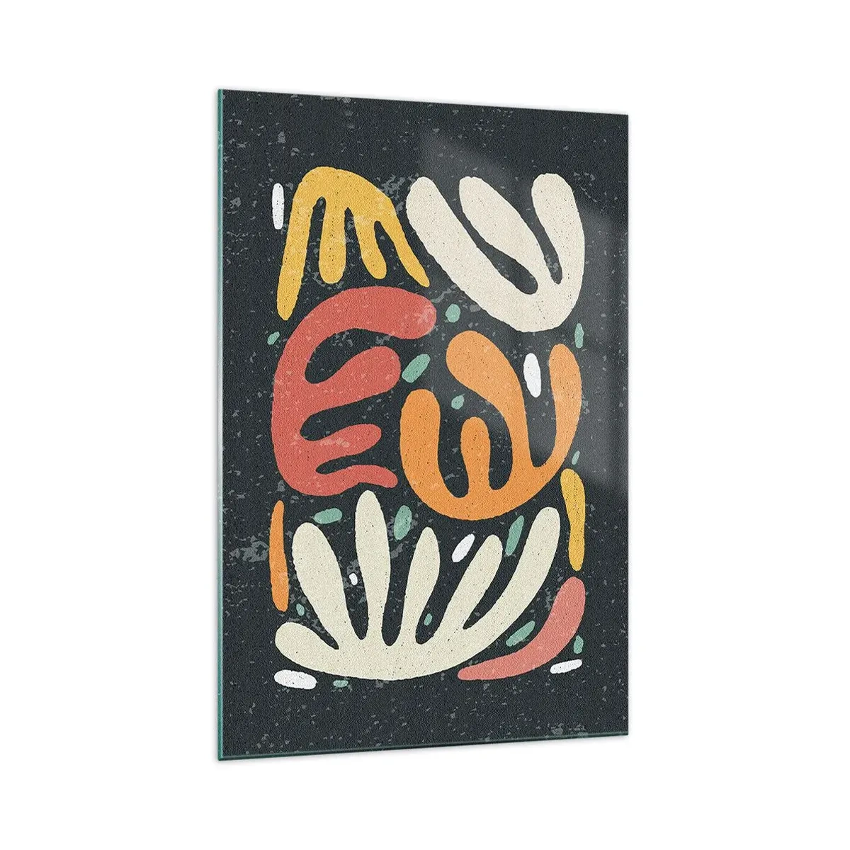 Obraz na skle - Kompozícia – hneď ťa chytím - 70x100 cm