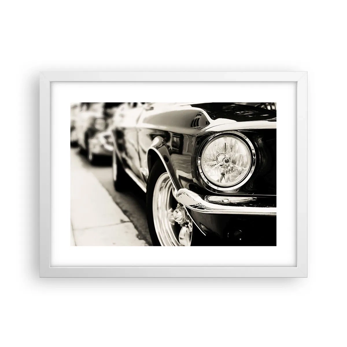 Plagát v bielom ráme - Nepominuteľný lesk - 40x30 cm