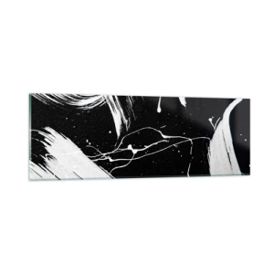 Obraz na skle - Prelomiť temnotu - 90x30 cm