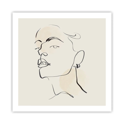 Plagát - Hrdý pohľad - 60x60 cm