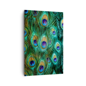 Obraz na plátne - Páví pohľad - 80x120 cm