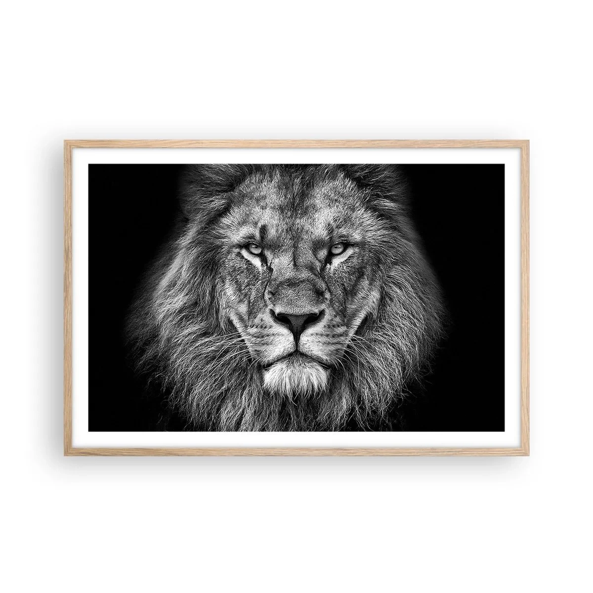 Plagát v ráme zo svetlého duba - V korunovačnom odeve - 91x61 cm