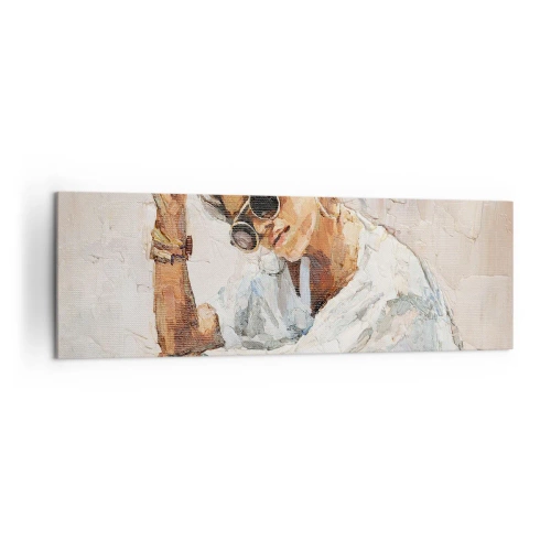 Obraz na plátne - Portrét v plnom slnku - 160x50 cm
