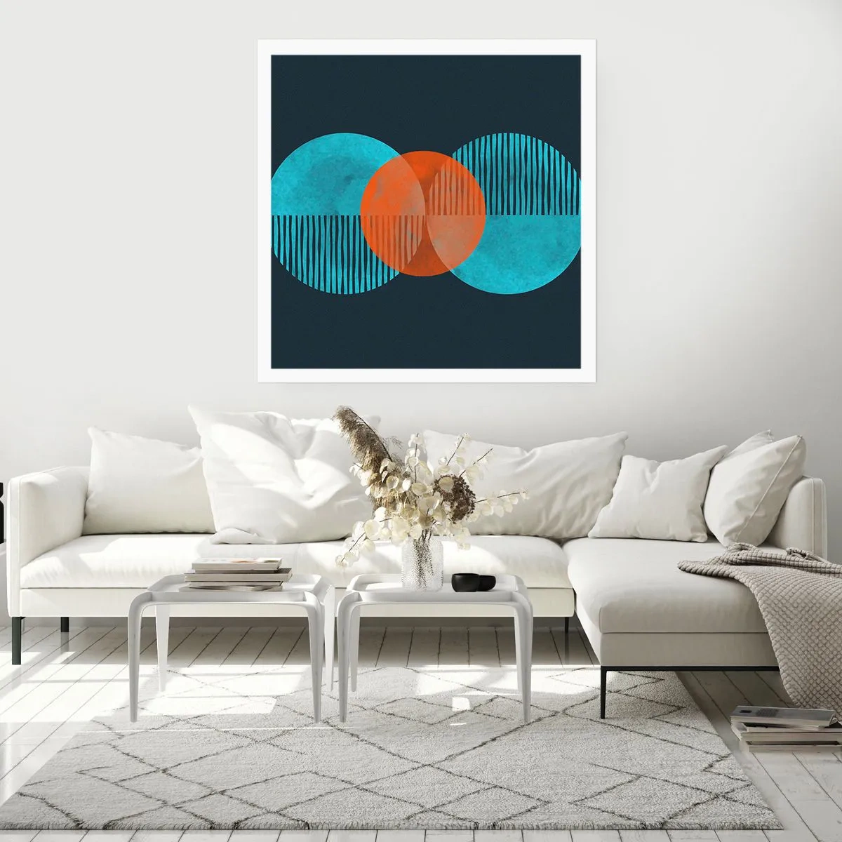 Plagát - Symetrická kompozícia - 30x30 cm