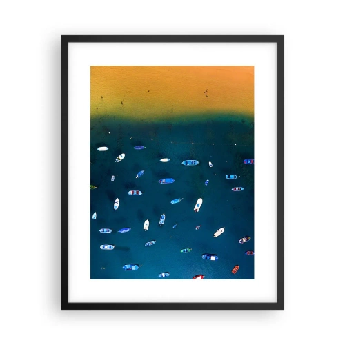 Plagát v čiernom ráme - Prázdninová hra - 40x50 cm