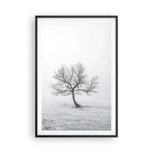 Plagát v čiernom ráme - Proti ničote - 61x91 cm
