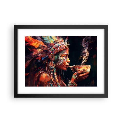 Plagát v čiernom ráme - Magický rituál - 40x30 cm