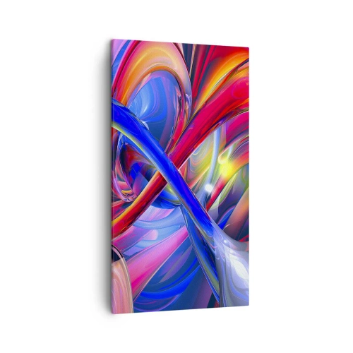 Obraz na plátne - Tanec farieb - 45x80 cm
