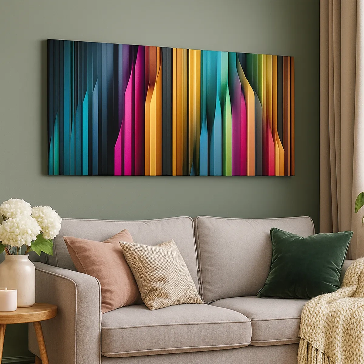 Obraz na plátne - Svetelný organ - 30x30 cm