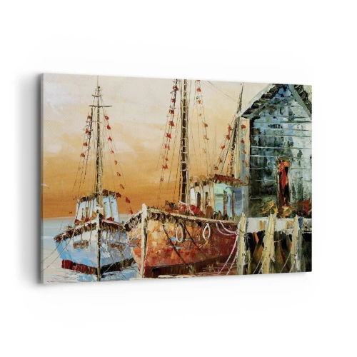 Obraz na plátne - Pokojný návrat - 100x70 cm