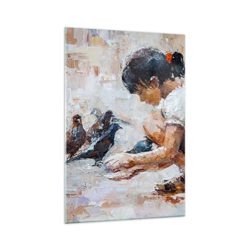 Obraz na skle - Maličkí a najmilší - 70x100 cm