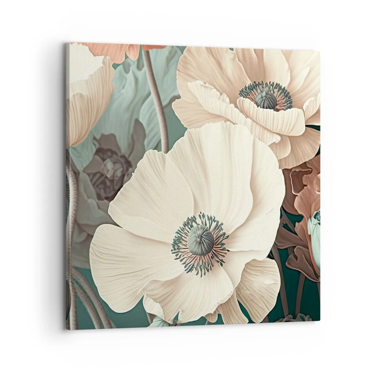 Obraz na plátne - Šepot makov - 60x60 cm