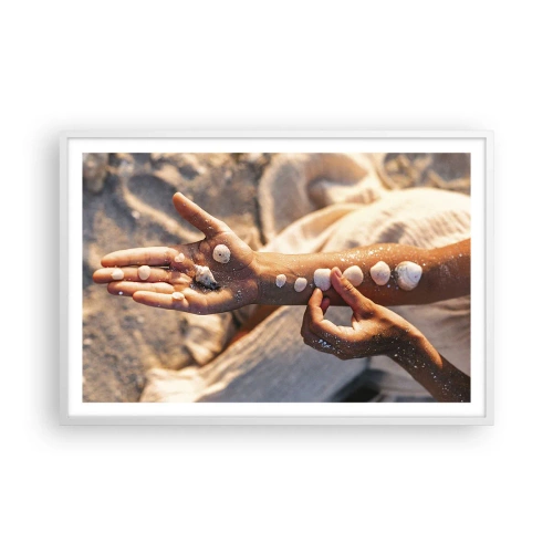 Plagát v bielom ráme - Krása na dosah - 91x61 cm