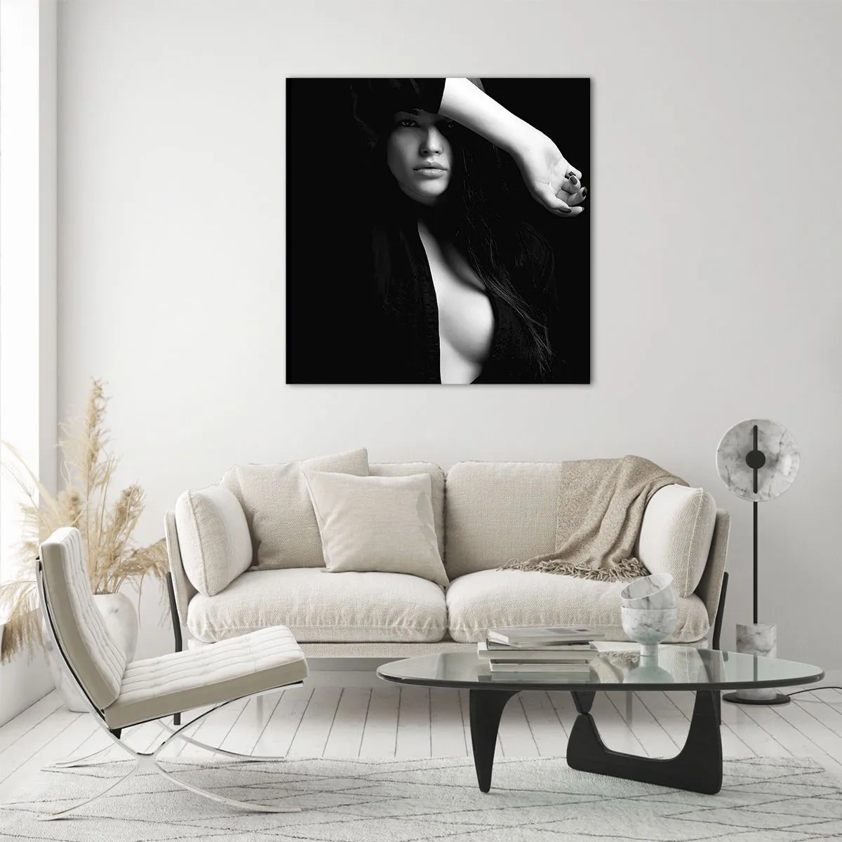 Obraz na skle - Škola zvádzania - 70x70 cm