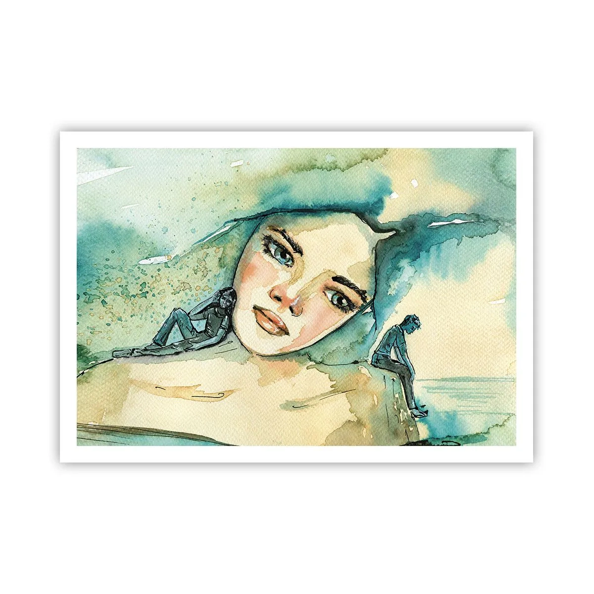 Plagát - Am I blue? - 100x70 cm