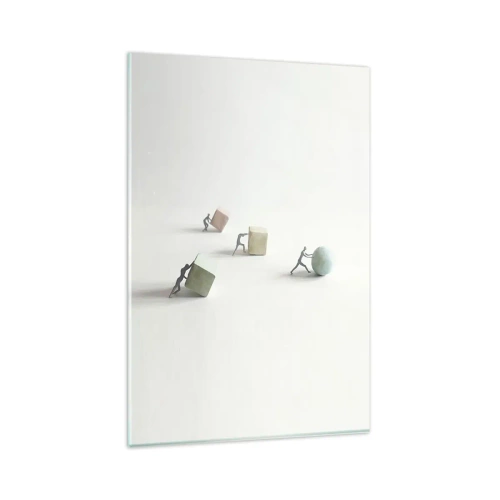 Obraz na skle - Život samotný - 80x120 cm