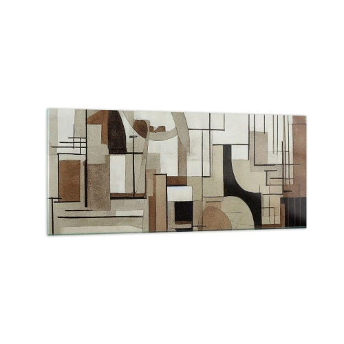 Obraz na skle - Mestská krajina 2.0 - 120x50 cm