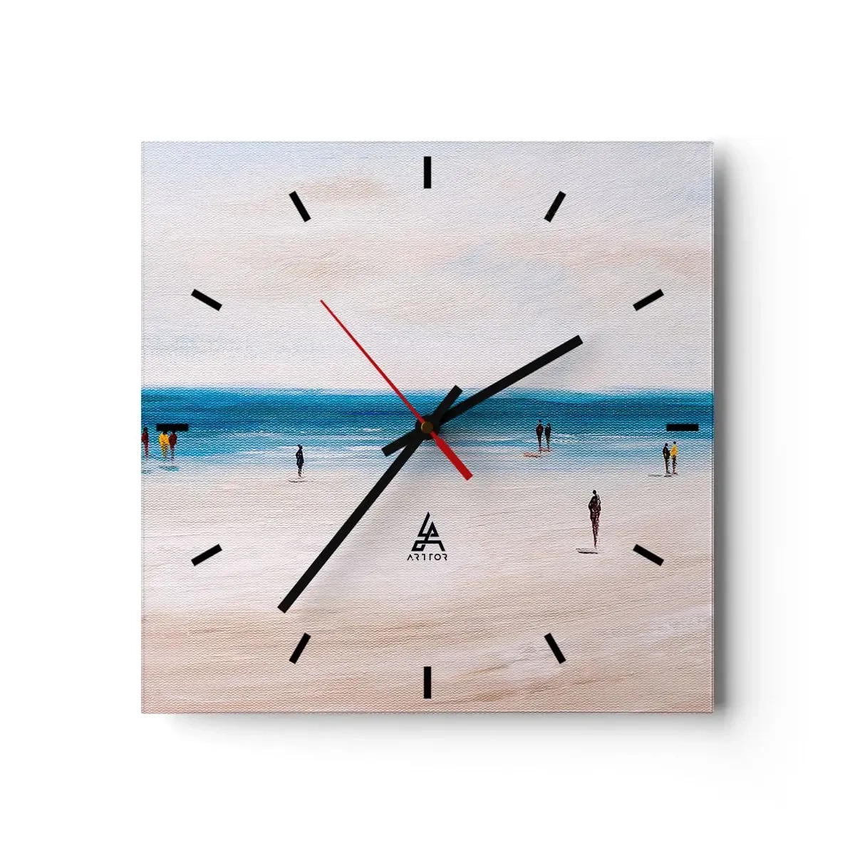 Nástenné hodiny - Prirodzená potreba - 40x40 cm