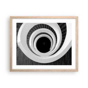 Plagát v ráme zo svetlého duba - K podstate vecí - 50x40 cm