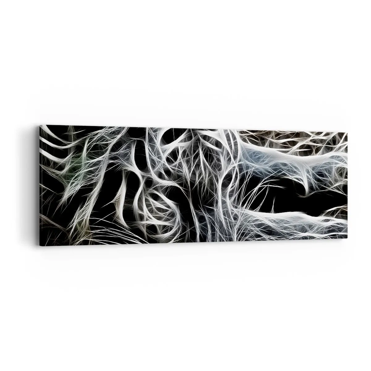 Obraz na plátne - Štúdia mačacej ľahkosti - 90x30 cm