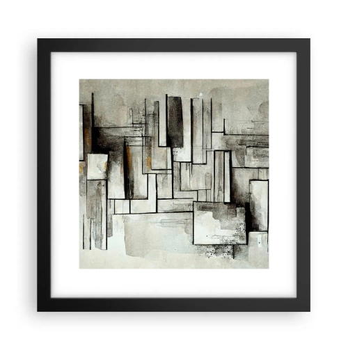 Plagát v čiernom ráme - Sila jednoduchosti - 30x30 cm